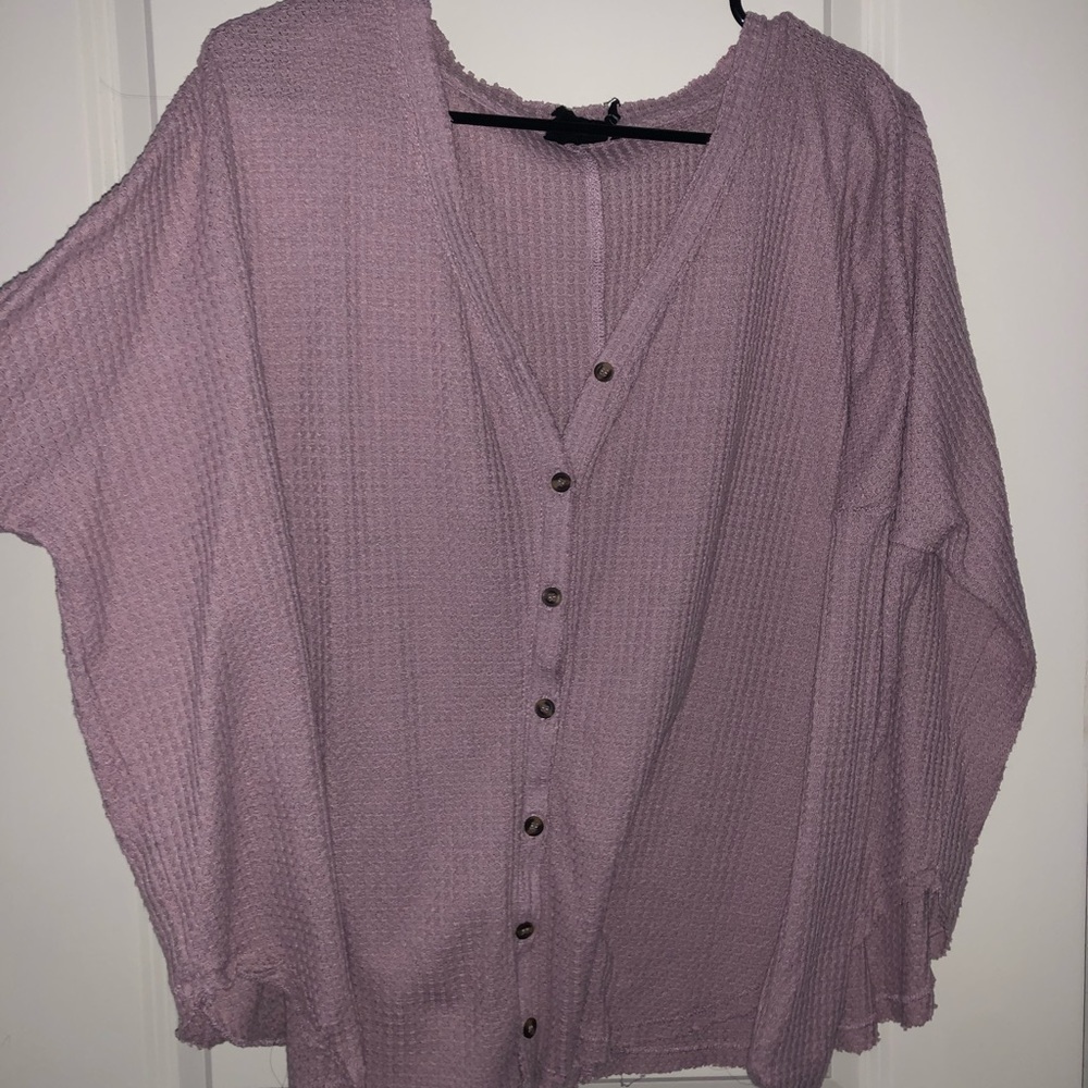 Urban Outfitters Oversized Thermal Top